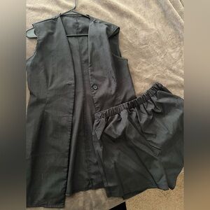 SHEIN Black Vest and Shorts Set